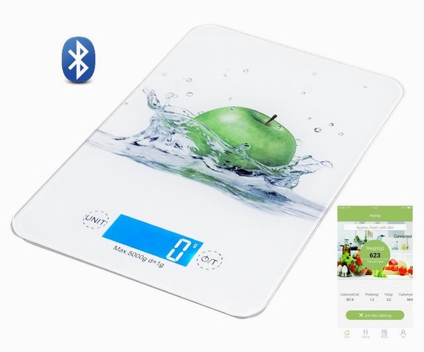 Digital smart kitchen scale BT8801 with max 10kg/bluetooth