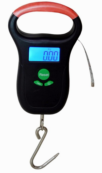 Digital Fishing Scale/Travel Scale LS027 with max50kg-Waterproof Scale-Product-Paibon  Development Co.,Ltd