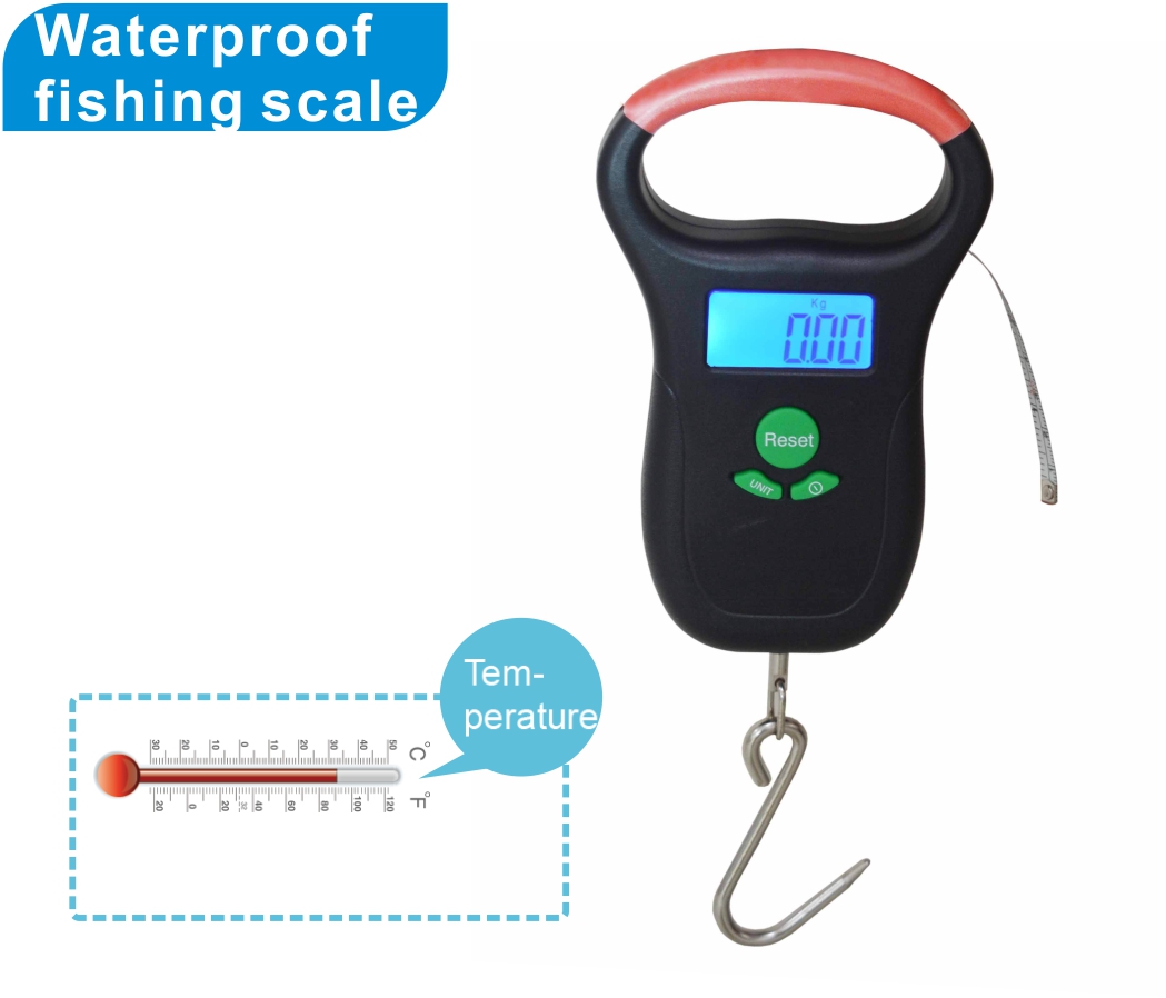Digital Fishing Scale/Travel Scale LS027 with max50kg-Waterproof